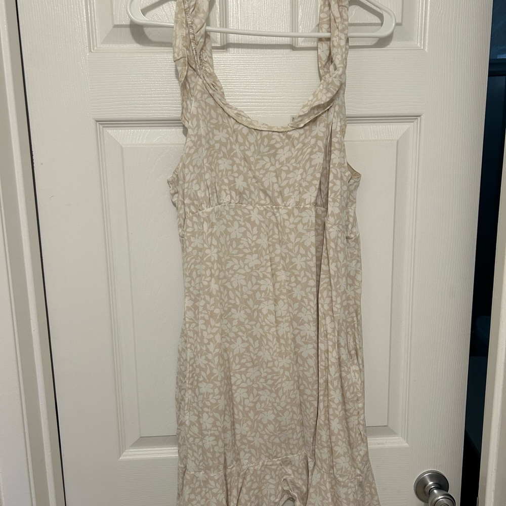 Abercrombie & Fitch Cream Floral Top